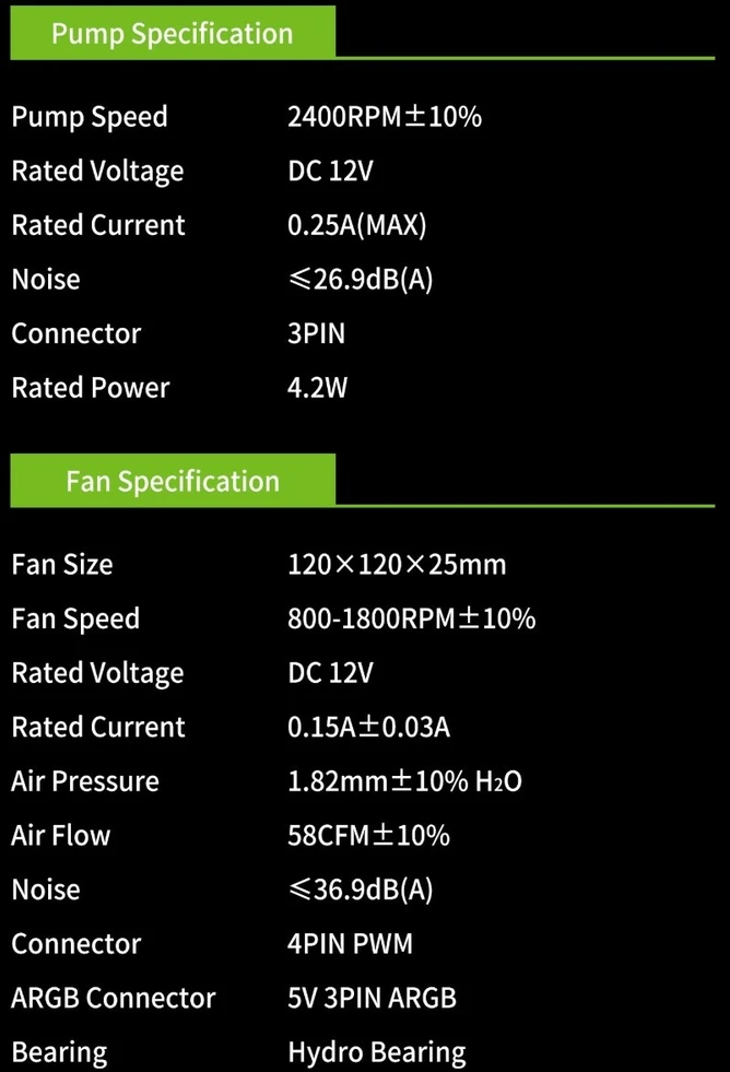 Gamemax CPU Liquid Cooler | ICEBURG 240 DIGITAL BK | Juodas