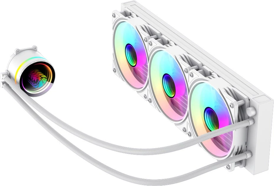 Gamemax CPU Liquid Cooler | ICEBURG 360 INFINITY WH | Baltas