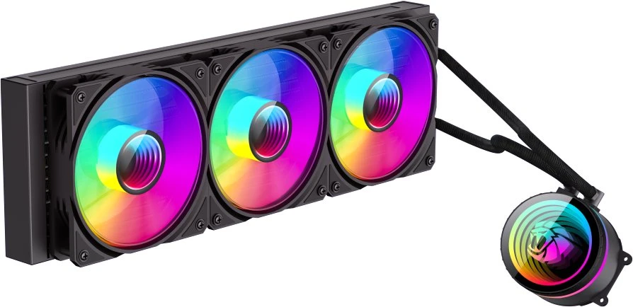 Gamemax CPU Liquid Cooler | ICEBURG 360 INFINITY BK | Juodas