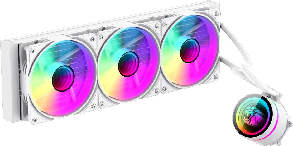 Gamemax CPU Liquid Cooler | ICEBURG 360 INFINITY WH | Baltas