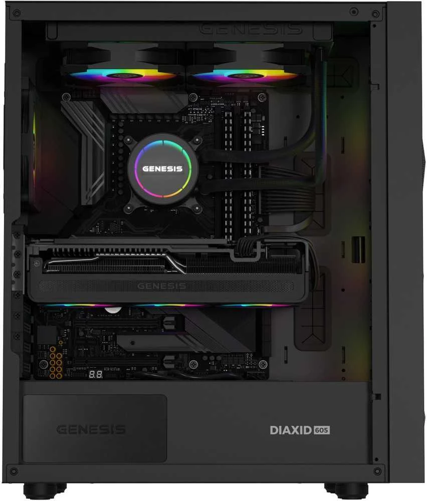 Genesis Hydria 240 ARGB juoda