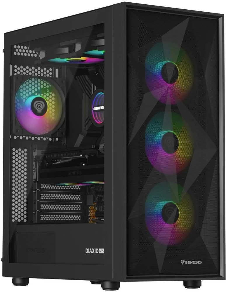 Genesis Hydria 240 ARGB juoda