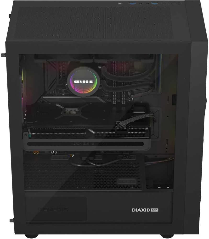 Genesis Hydria 240 ARGB korpuso vidus