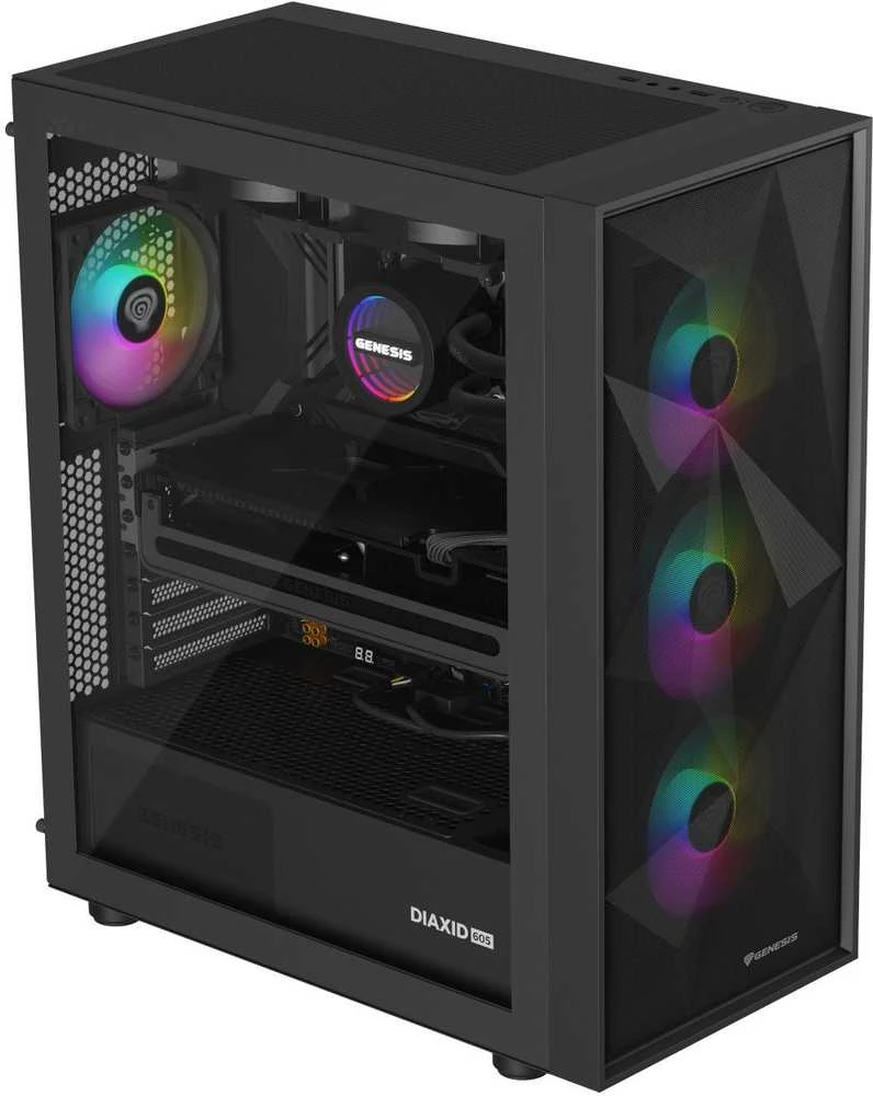 Genesis Hydria 240 ARGB juoda