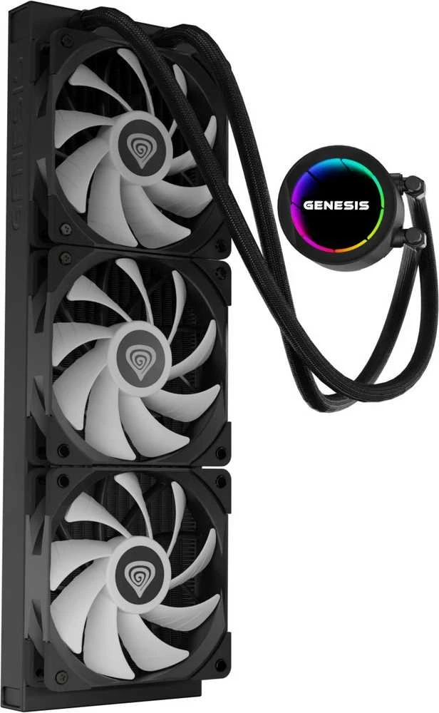 Genesis Hydria 360 ARGB juoda