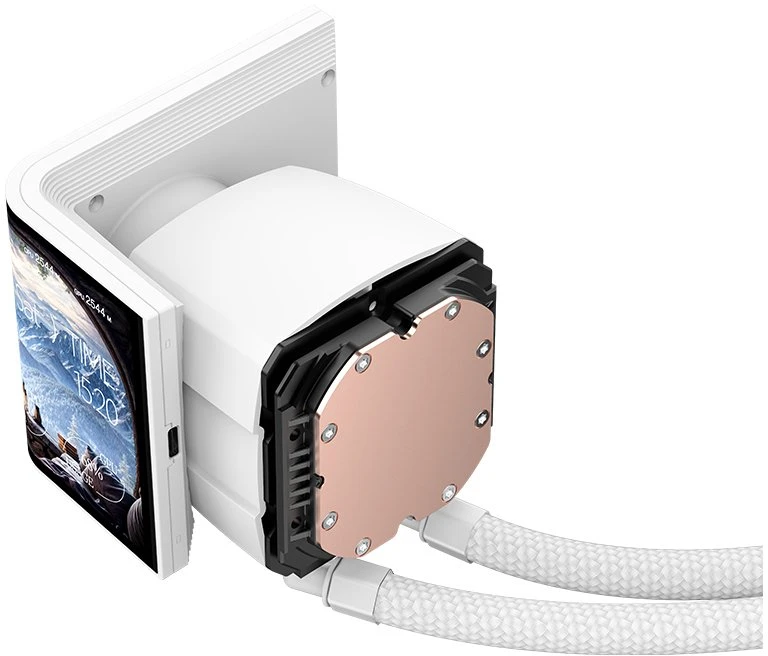 Krux HydroArc 360 Baltas Vanduo Cooling System (KRXE011)