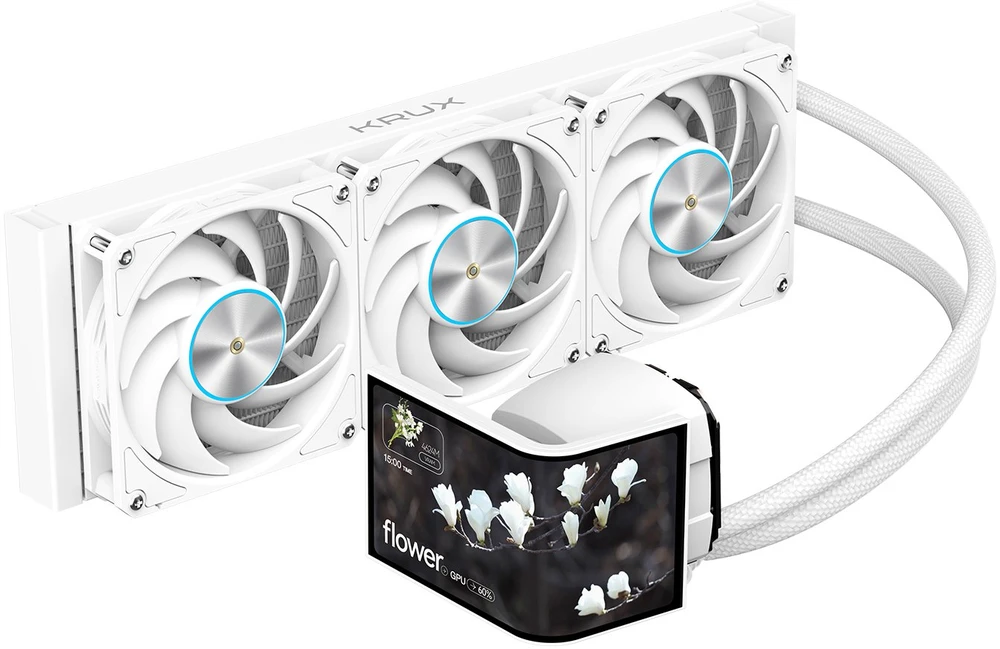 Krux HydroArc 360 Baltas Vanduo Cooling System (KRXE011)
