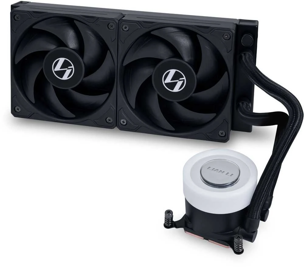 Lian Li GA II Lite Performance All-in-One Liquid Cooler – 240mm, juodos spalvos