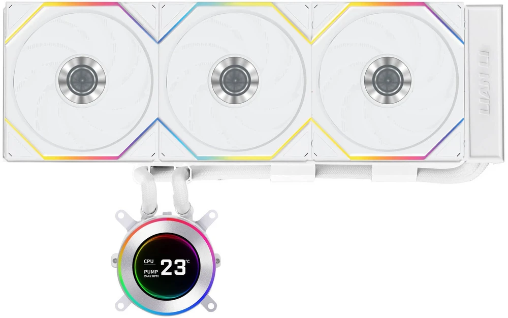 Lian Li HYDROSHIFT II LCD-C 360TL ARGB AiO Vanduo Cooling – Baltas