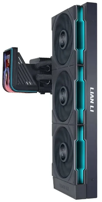Lian Li HydroShift II OLED Curved 360 UNI FAN TL AiO Vanduo Cooling, 360 mm, OLED ekranai, TL-FLEX ventiliatoriai – Jude