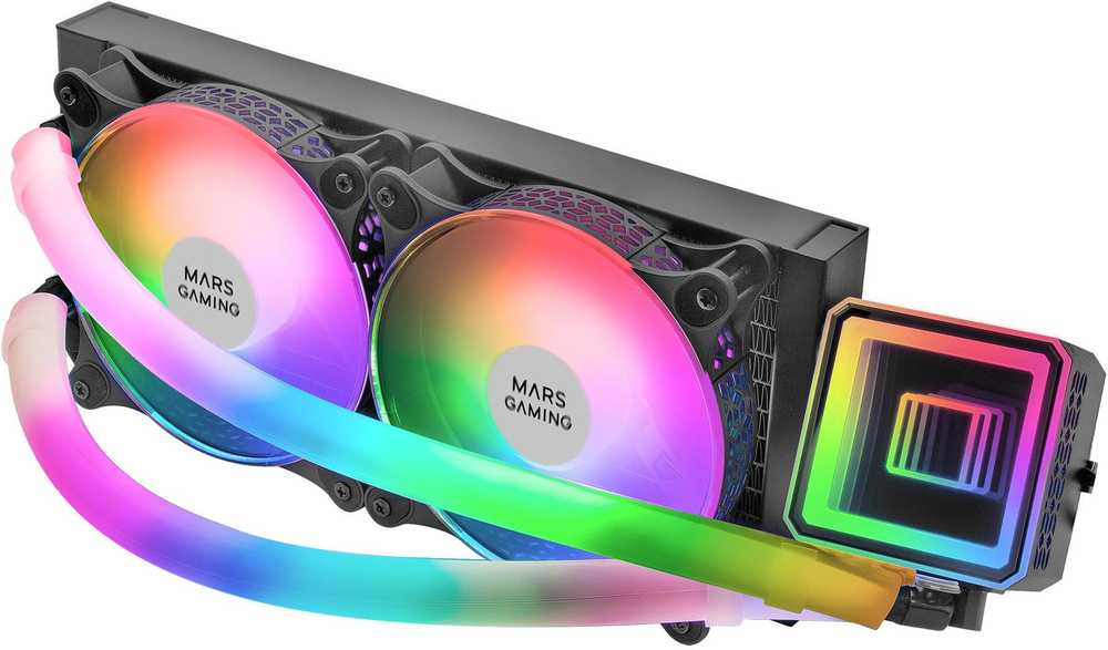 „Mars Gaming ML-ULTRA240“ procesoriaus skysčio aušinimas FDB/ARGB / TRX4/TR4 / AM5 / LGA1700 procesoriaus skysčio aušinimas FRGB