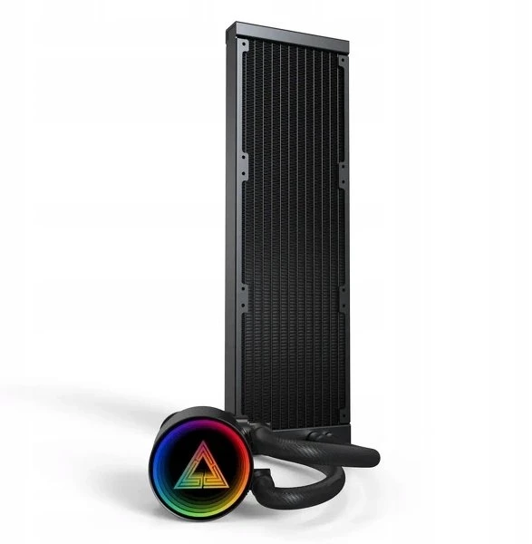 „Montech LightFlow ARGB AiO“ vandens aušintuvas – 360 mm, juodas