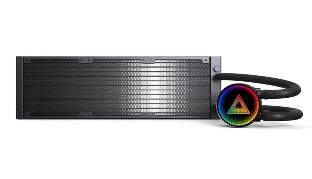 „Montech LightFlow ARGB AiO“ vandens aušintuvas – 360 mm, juodas