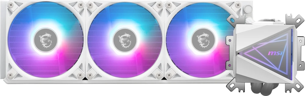 MSI MAG CORELIQUID I360 Baltas