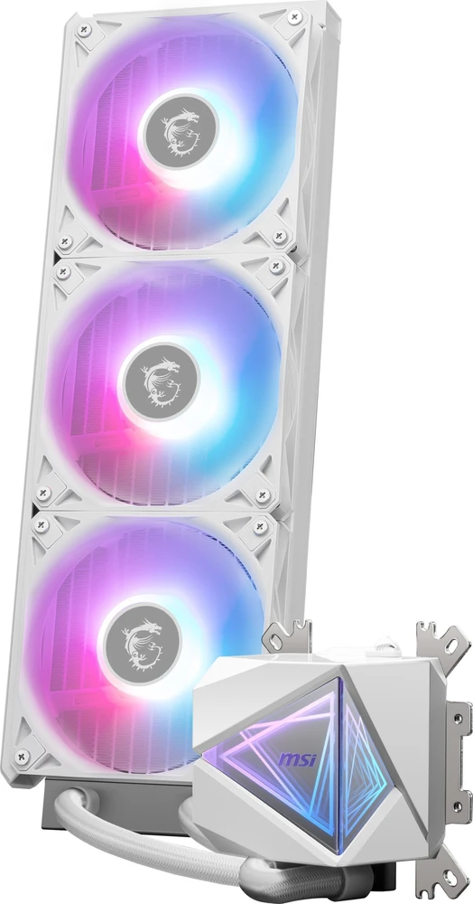 MSI MAG CORELIQUID I360 Baltas