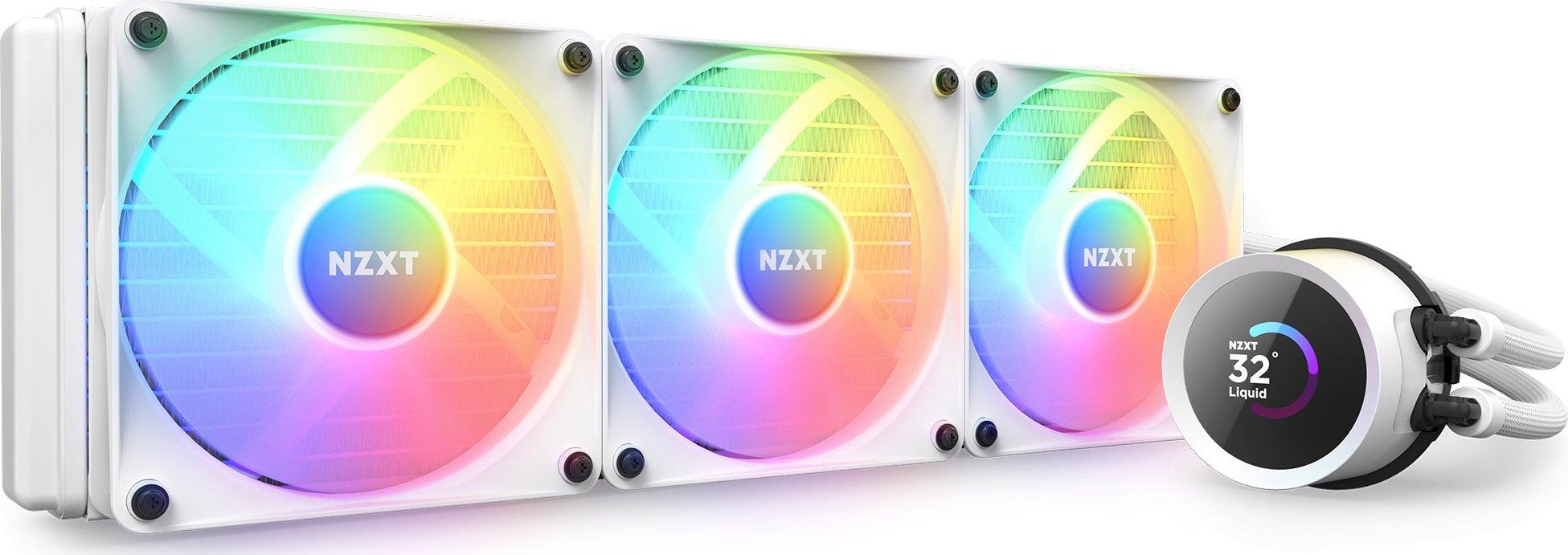 NZXT CPU vandens aušinimas Kraken 360 RGB LCD Baltas