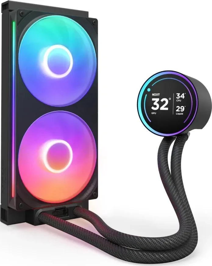 NZXT Kraken Elite 280 RGB V2 LCD juoda