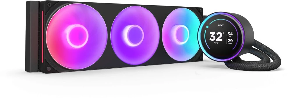 NZXT Kraken Elite 420 RGB LCD juoda