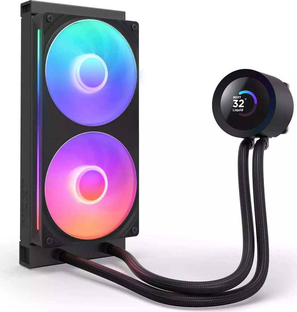 NZXT Kraken Plus 240 RGB LCD juoda