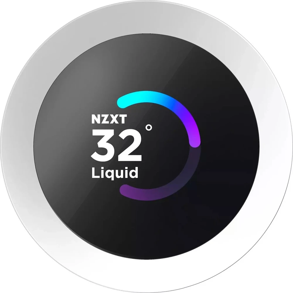 NZXT Kraken Plus 240 RGB LCD balta