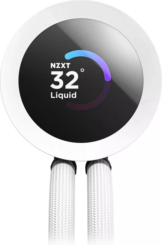 NZXT Kraken Plus 240 RGB LCD balta