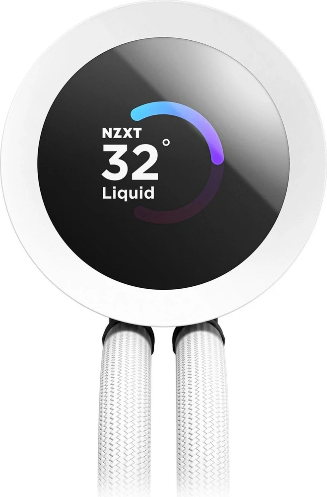 NZXT Kraken Plus 360 RGB AiO Vanduo Cooling – 360mm, baltas