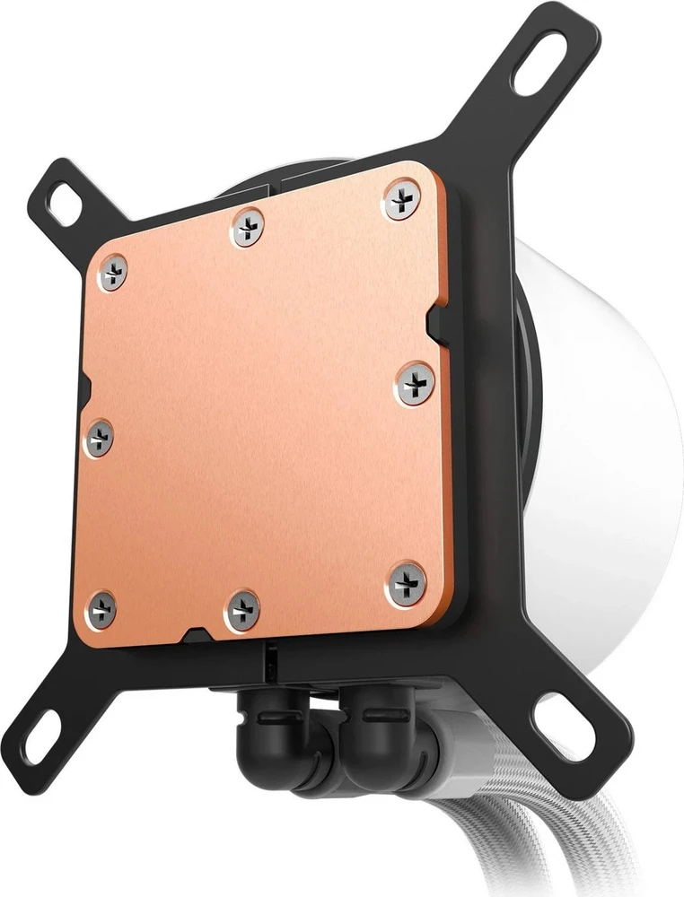 NZXT Kraken Plus 360 RGB AiO Vanduo Cooling – 360mm, baltas