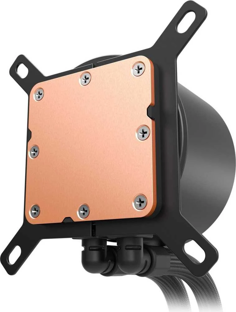 NZXT Kraken aušinimo blokas – varinė kontaktinė plokštė
