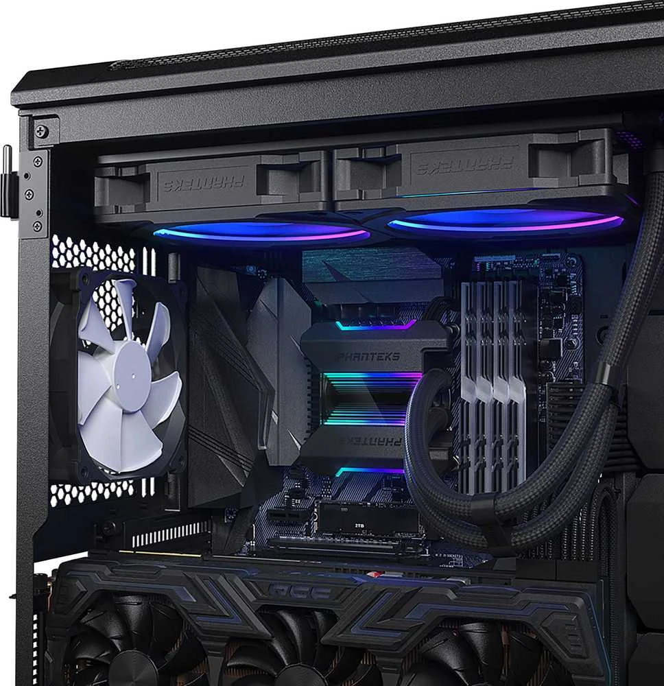 PHANTEKS Glacier One 280 MPH pilna vandens aušinimo sistema, D-RGB – juoda