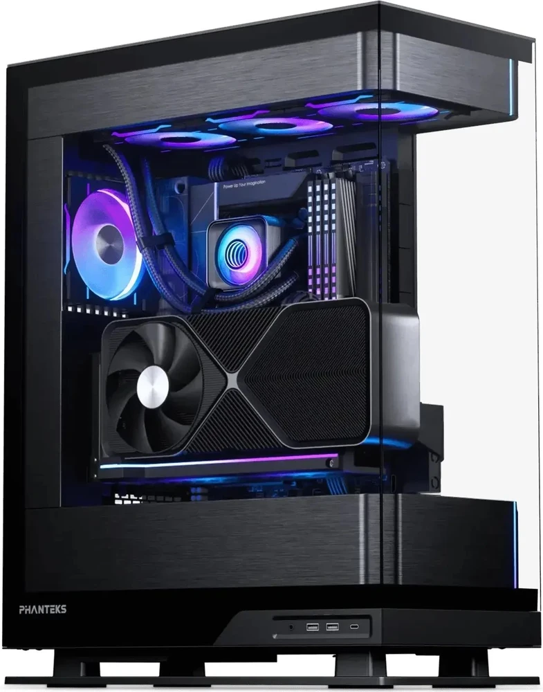 PHANTEKS Glacier One 360D30 X2 DRGB All-in-One Liquid Cooler – 360mm, juodos spalvos