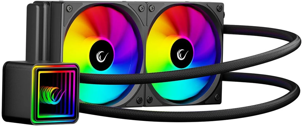 CPU AUŠINTUVAS RAMPAGE INFINITE V240 Juodas ARGB LGA1700/1851/AM5 240mm Liquid Cooler