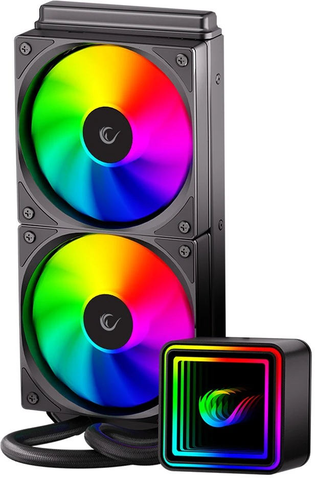 CPU AUŠINTUVAS RAMPAGE INFINITE V240 Juodas ARGB LGA1700/1851/AM5 240mm Liquid Cooler