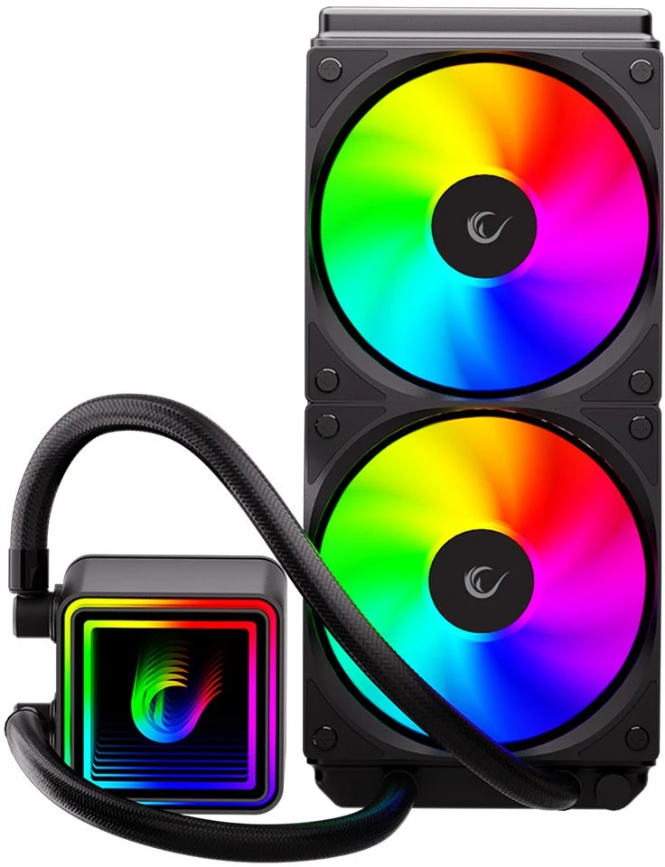 CPU AUŠINTUVAS RAMPAGE INFINITE V240 Juodas ARGB LGA1700/1851/AM5 240mm Liquid Cooler
