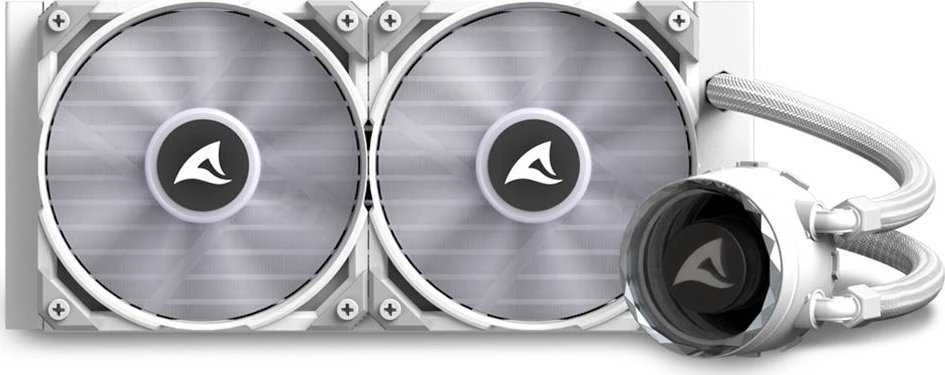 Sharkoon S80 RGB AIO 240 MM Baltas/VANDENS AUŠINIMO SISTEMA AIO