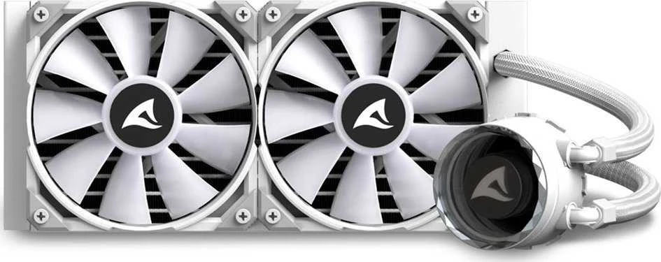 Sharkoon S80 RGB AIO 240 MM Baltas/VANDENS AUŠINIMO SISTEMA AIO