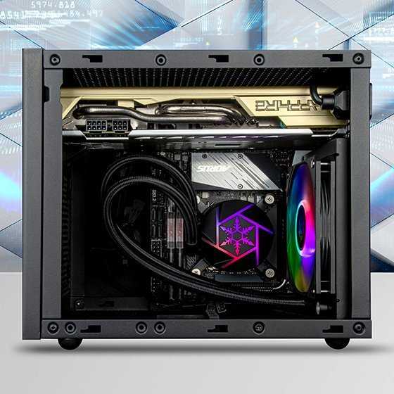 SilverStone VIDA 120 SLIM, pilnas vandens aušinimas, juodas - 120mm