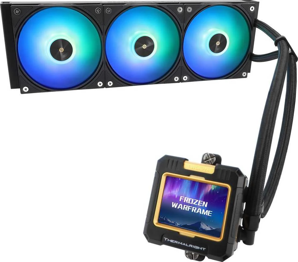 Thermalright Frozen Warframe 360 ARGB Juodas (360mm) (Juodas) Procesoriaus AIO Aušintuvas