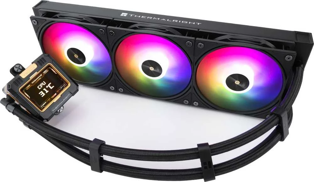 Thermalright Frozen Warframe 360 ARGB Juodas (360mm) (Juodas) Procesoriaus AIO Aušintuvas