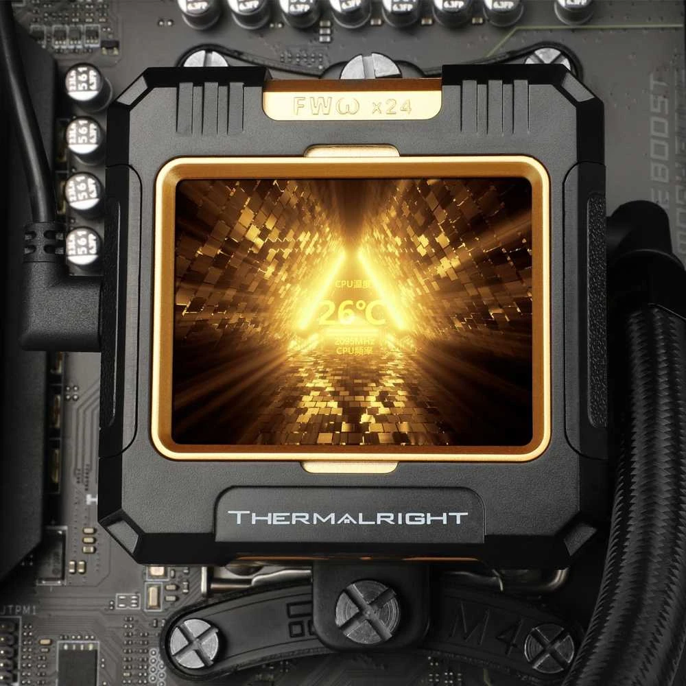 Thermalright Frozen Warframe 360 ARGB Juodas (360mm) (Juodas) Procesoriaus AIO Aušintuvas