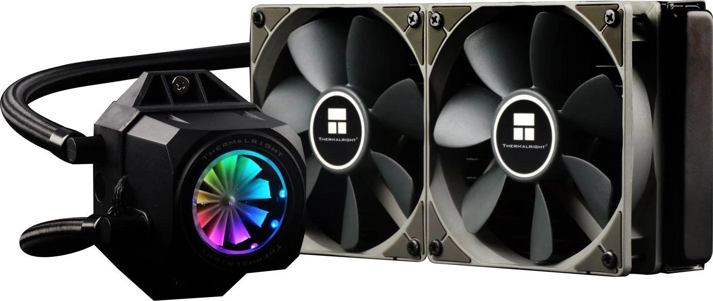 Thermalright Turbo aušinimo sistema su RGB siurbliu