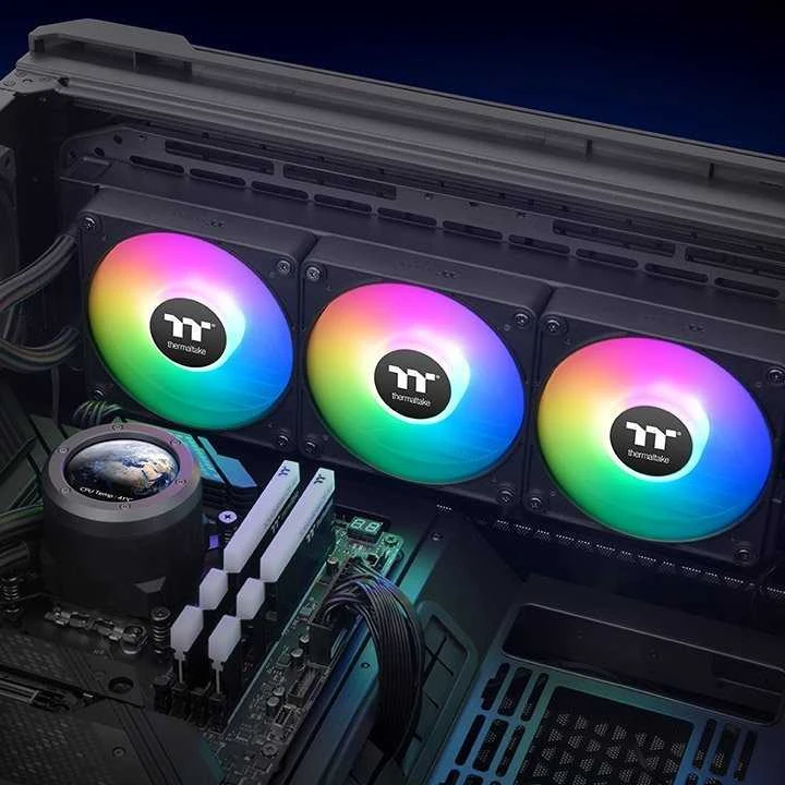 „Thermaltake TH280 V2 Ultra EX ARGB“ LCD vandens aušinimas (CL-W416-PL14SW-A)