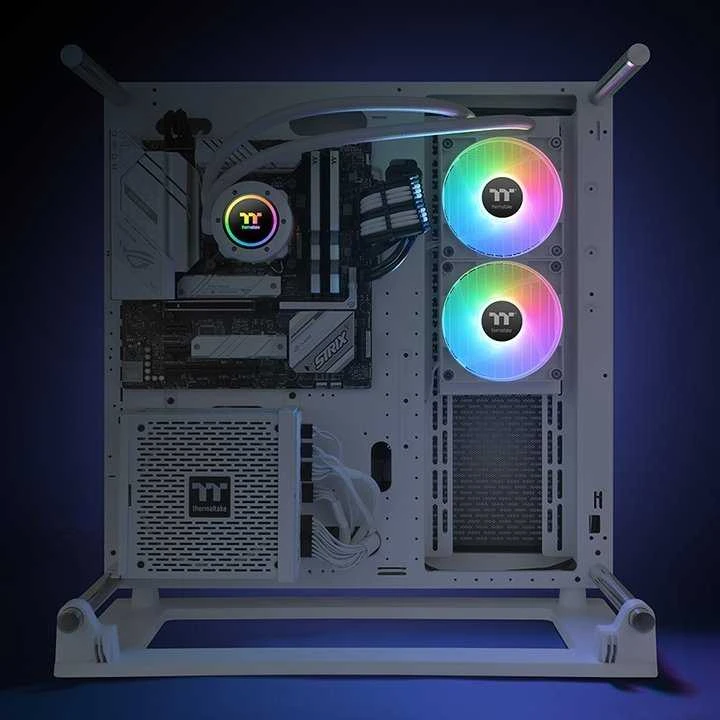 Thermaltake TH240 V2 ARGB Sync CPU Liquid Cooler Snow Edition