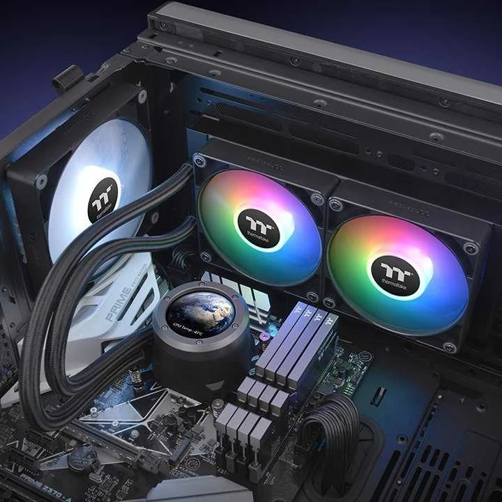 Thermaltake Vandens aušinimas - varinis blokas TH240 V2 Ultra ARGB (2x120mm)
