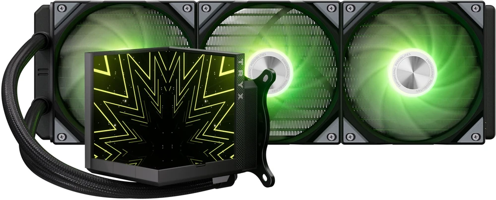 TRYX STAGE ARGB 360 AiO Vanduo Cooling, Dual IPS Ekranas – 360mm, Juodas