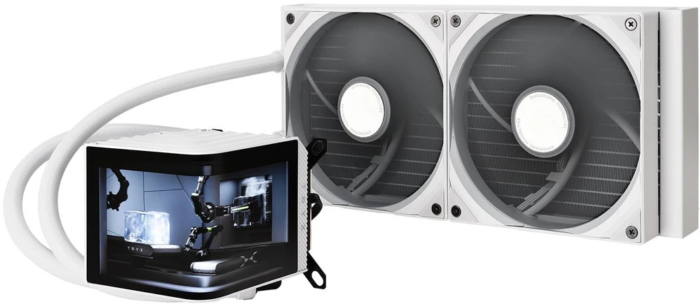 TRYX PANORAMA 280 All-in-One Liquid Cooling, 3D-AMOLED Ekranas – 280mm, juodos spalvos