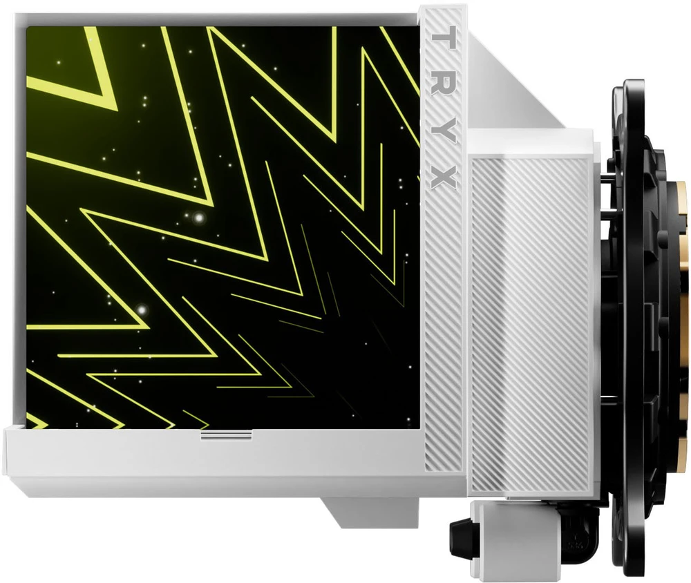 TRYX STAGE ARGB 360 AiO Vanduo Cooling, Dual IPS Ekranas – 360mm, Baltas
