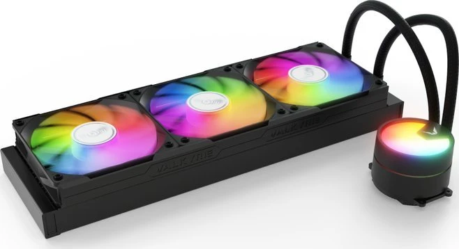 Valkyrie A360 aušinimo sistema su RGB ventiliatoriais