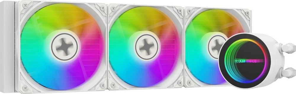 Xilence LiQuRizer 360mm baltas aušintuvas su RGB ventiliatoriais
