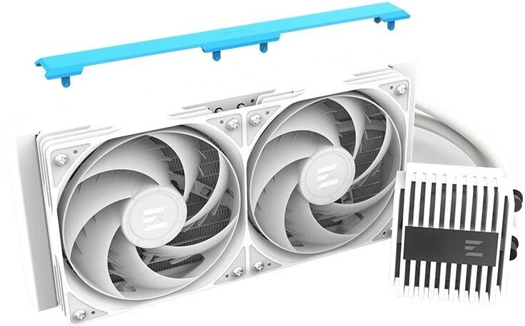 Zalman ALPHA2 V2 A24 240 mm baltas AIO procesoriaus aušintuvas