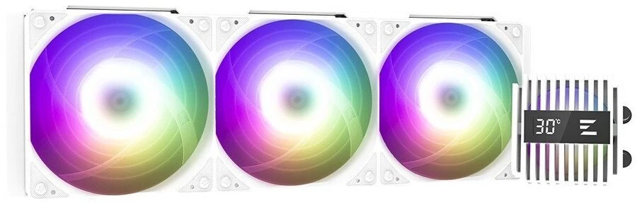 Zalman ALPHA2 V2 A36 360 mm baltas skysčio aušintuvas